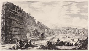 Degli Avanzi Del Castro Pretorio nella Villa Adriana a Tivoli door Giovanni Battista Piranesi