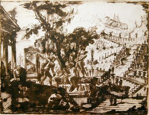 Fantastische Tuinen door Giovanni Battista Piranesi