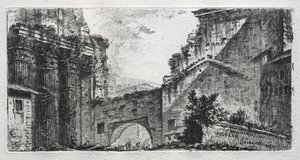 Foro di Augusto door Giovanni Battista Piranesi