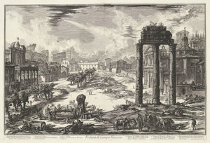 Forum Romanum te Rome door Giovanni Battista Piranesi