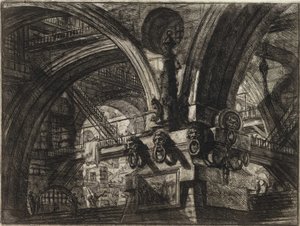 Uit de serie De denkbeeldige gevangenissen (Le Carceri d