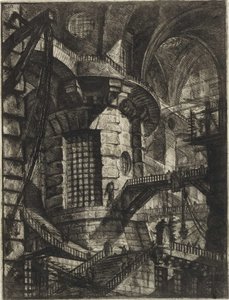 Uit de serie De denkbeeldige gevangenissen (Le Carceri d