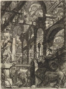 Uit de serie De denkbeeldige gevangenissen door Giovanni Battista Piranesi
