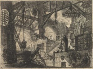 Uit de serie De denkbeeldige gevangenissen door Giovanni Battista Piranesi