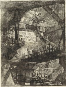 Uit de serie De denkbeeldige gevangenissen door Giovanni Battista Piranesi