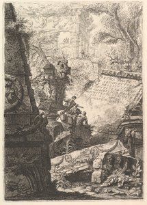 Frontispice: Prima Parte di Architetture, e Prospettive, Rome, ca. 1750