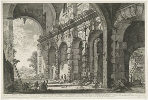 Fundering van de Santi Giovanni e Paolo te Rome