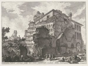 Graftombe van familie van keizer Augustus door Giovanni Battista Piranesi