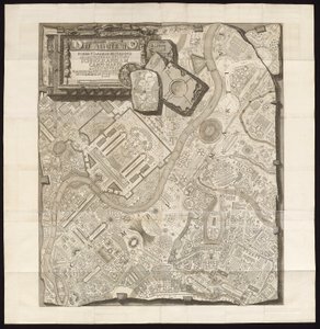 ICHNOGRAPHIAM CAMPI MARTII ANTIQUAE URBIS (Ichnografie van het Marsveld van de Oude Stad)