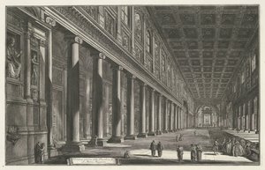 Interieur van de Santa Maria Maggiore te Rome
