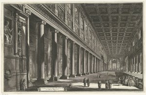 Interieur van de Santa Maria Maggiore te Rome