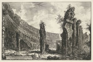 Interieur van het Colosseum te Rome