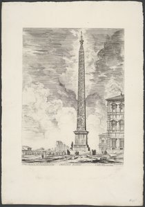 Lateraanse Obelisk te Rome door Giovanni Battista Piranesi