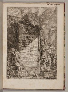 Lettere di giustificazione scritte a Milord Charlemont e à di lui agenti di Roma ... intorno la dedica della sua opera delle Antichità Rom[ane] fatta allo stesso signor ed ultimamente soppressa