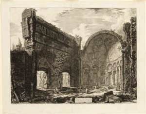 Resten van een kamer behorend bij het Praetoriaanse Fort in Hadrian