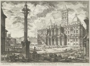 Santa Maria Maggiore te Rome door Giovanni Battista Piranesi