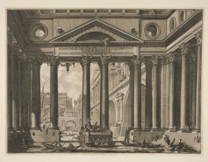 Tweede frontispice van deel IV van Le Antichità Romane