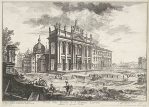 Sint-Jan van Lateranen te Rome door Giovanni Battista Piranesi