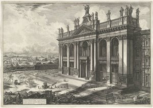 Sint-Jan van Lateranen te Rome door Giovanni Battista Piranesi