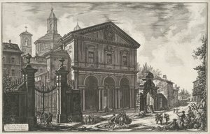Sint-Sebastiaan buiten de Muren te Rome door Giovanni Battista Piranesi