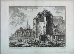Tempel van Venus in Rome door Giovanni Battista Piranesi