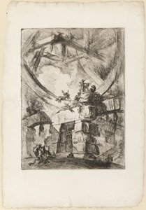 De Carceri, plaat 9 door Giovanni Battista Piranesi