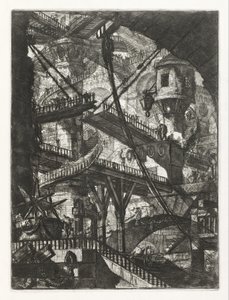 De Ophaalbrug, plaat VII uit de serie Carceri d