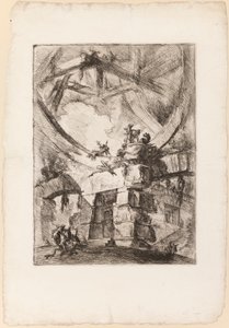 De Carceri, plaat 9 door Giovanni Battista Piranesi