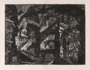 De Gotische Boog, plaat 14 uit Carceri door Giovanni Battista Piranesi