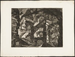 De Gotische Boog, plaat 14 uit Imaginaire Gevangenissen door Giovanni Battista Piranesi