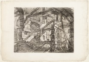 De Gotische Boog, plaat 14 uit Imaginaire Gevangenissen door Giovanni Battista Piranesi