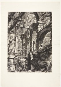 De Leeuwen-Bas-Reliefs door Giovanni Battista Piranesi