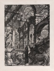 De Leeuwen Bas-Reliefs, plaat 5 uit Carceri d