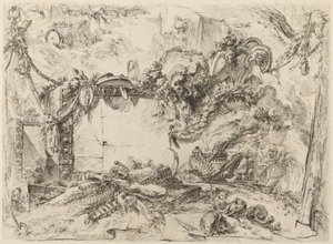 De Monumentale Tablet door Giovanni Battista Piranesi