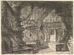 De Pier met Kettingen, uit Carceri d