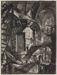 De ronde toren door Giovanni Battista Piranesi