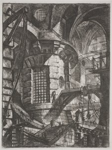 De ronde toren, c.1761 door Giovanni Battista Piranesi