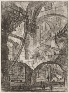 Het rokende vuur door Giovanni Battista Piranesi