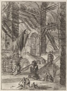 De Trap met Trofeeën door Giovanni Battista Piranesi