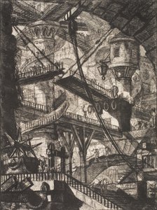De ophaalbrug door Giovanni Battista Piranesi