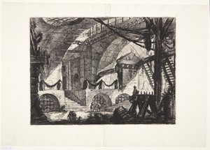 Het zaagpaard door Giovanni Battista Piranesi