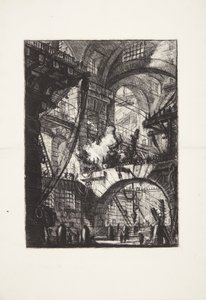 Het rokende vuur door Giovanni Battista Piranesi