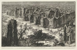 Thermen van Caracalla te Rome door Giovanni Battista Piranesi