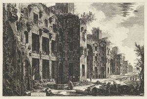 Thermen van Diocletianus te Rome door Giovanni Battista Piranesi