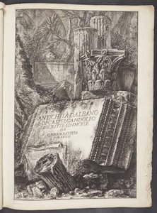 Titelblad door Giovanni Battista Piranesi