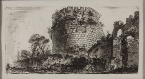 Graf van Caecilia Metella genaamd Capo di Bove, of Ossenhoofd