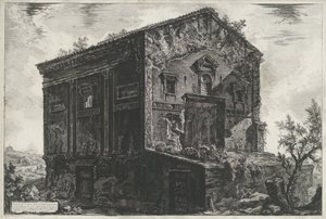 Tombe van Aspasia Annia Regilla te Rome door Giovanni Battista Piranesi