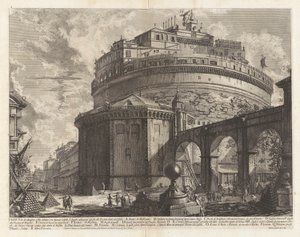 Veduta van het Mausoleum van door Giovanni Battista Piranesi