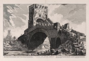 Veduta del Ponte Salario, uit Vedute di Roma