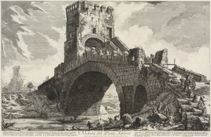 Gezicht op de Ponte Salario